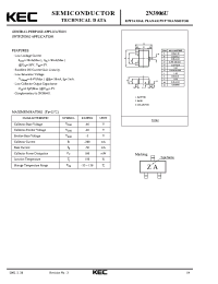 Datasheet 2N3906U производства KEC